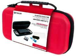 NACON Nintendo Switch 2 utazótok + fólia - piros (SWITCHNEWPACK5RED)