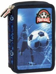 DERFORM Penar cu rechizite Derform Football 19 - Cu 2 fermoare Penar