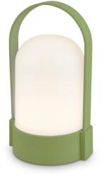 Briloner LED - es akkumulátoros asztali lámpa 9 cm x 8 cm x 15, 5 cm halványzöld