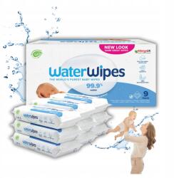 WaterWipes Nedves törlőkendő Waterwipes 540 db biológiailag lebomló vízálló gyerekeknek (WWP00159)