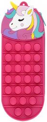 Starpak Penar din silicon Starpak Pop-It - Unicorn, cu 1 fermoar (536940) Penar
