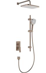 Armatura Malaga Rose Gold set de duș ascuns cu duș de ploaie cupru periat 4529-301-34 (452930134)