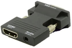 MicroConnect Adaptor HDMI mama la VGA tata cu audio (HDMIVGAAUDIOB)