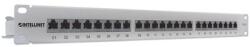 Manhattan Patch panel - CAT6 FTP árnyékolt patch panel, 24 portos, 1U, Szürke (720014) - bevachip