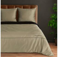 Eurofirany Eva10d Eva Minge mako-szatén ágyneműhuzat hímzett logóval Bézs 220x200 cm - 70x80 cm 2db