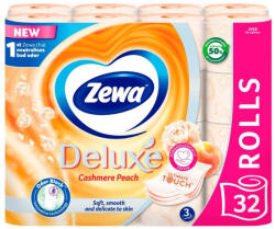 Zewa Deluxe Cashmere Peach 3 rétegű toalettpapír (32 tekercs)