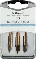 Brause 318007B Kalligrafikus hegy 0, 7 mm 3 db (318007B)