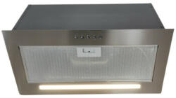 Operis PLUTO PLUS inox beépíthető páraelszívó, 3 fokozatú nyomógomb, 255-630 m3/h, 53-70 dB, 40 cm-es LED csík, 150 mm csatlakozócsonk, Energiaosztály (214020)