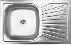 Laveo LON 50 teletetős egymedence csepptálcás inox mosogató szifonnal K (SK2_211T) - watermarkt