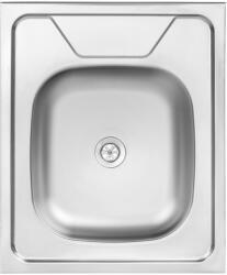 Laveo LON 50 egymedencés teletetős inox mosogató szifonnal K (SK6_010T)