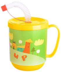TITIZ IRIS FUNNY bögre tetővel, szívószállal 350ml AP-9484 (AP-9484) - oneclick