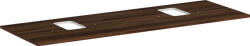 Hansgrohe Xelu Q szekrény feletti pult 156x55 cm dió 54126630