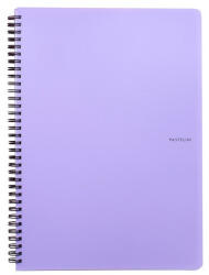 KARTON P+P Pastelini Lilac A4 60 lapos vonalas spirálfüzet (8-070) - haztartasibolt