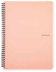 KARTON P+P Pastelini Apricot A5 60 lapos vonalas spirálfüzet (8-800) - haztartasibolt