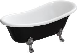 Omnires M+ 175x82 cm fekete/fehér (ATENA174BCP)