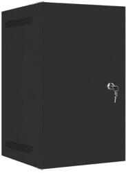 Lanberg 10" Fali rack szekrény 9U 280x310mm - Fekete (WF10-2309-00B) (WF10-2309-00B)