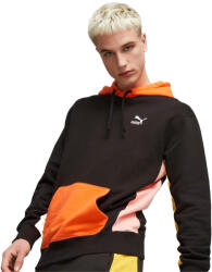 PUMA Pulóver Puma Classics Block Hoodie, Fekete, Férfiak fekete