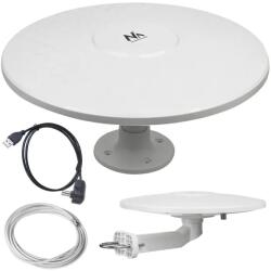 Aktív 360° DVB-T/T2 HEVC körsugárzó antenna, USB 5 V, kültéri-lakókocsi (62709)