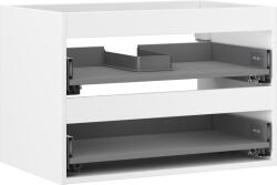 Mexen Box-A corp al dulapului sub chiuvetă 70 cm, 2 sertare, alb mat - 91AX0-0700-470-2-01 (91AX0-0700-470-2-01)