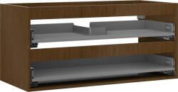 Mexen Box-A corp dulap sub chiuvetă 100 cm, 2 sertare, nuc - 91AX0-1000-470-2-86 (91AX0-1000-470-2-86)