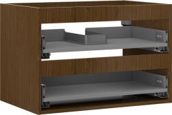Mexen Box-A corp dulap pentru chiuvetă 70 cm, 2 sertare, nuc - 91AX0-0700-470-2-86 (91AX0-0700-470-2-86)