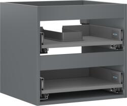 Mexen Box-A corp dulap pentru chiuvetă 50 cm, 2 sertare, grafit mat - 91AX0-0500-470-2-66 (91AX0-0500-470-2-66)