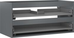 Mexen Box-A corp dulap sub chiuvetă 100 cm, 2 sertare, grafit mat - 91AX0-1000-470-2-66 (91AX0-1000-470-2-66)