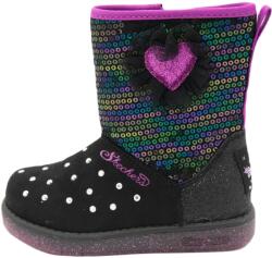 Skechers Bakancs Skechers Twinkle Toes Glitzy Glam, Fekete, Gyerekek 21 fekete