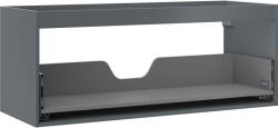 Mexen Box-A corp dulap sub chiuvetă 120 cm, 1 sertar, grafit mat - 91AX0-1200-470-1-66 (91AX0-1200-470-1-66)