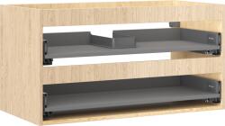 Mexen Box-A corp dulap de lavoar 90 cm, 2 sertare, stejar - 91AX0-0900-470-2-81 (91AX0-0900-470-2-81)