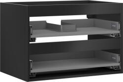 Mexen Box-A corp dulap sub chiuvetă 70 cm, 2 sertare, negru mat - 91AX0-0700-470-2-71 (91AX0-0700-470-2-71)