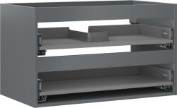 Mexen Box-A corp dulap lavoar 80 cm, 2 sertare, grafit mat - 91AX0-0800-470-2-66 (91AX0-0800-470-2-66)