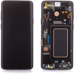 NBA001LCD004693 Samsung Galaxy S9 Plus szürke OEM LCD kijelző érintővel kerettel, előlap (NBA001LCD004693)