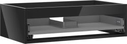Mexen Box-A corp dulap sub chiuvetă 80 cm, 1 sertar, negru lucios - 91AX0-0800-235-1-70 (91AX0-0800-235-1-70)