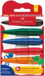Faber-Castell Faber-Castell: Csepp alakú 6db-os zsírkréta szett (120409)