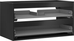 Mexen Box-A corp dulap sub lavoar 90 cm, 2 sertare, negru mat - 91AX0-0900-470-2-71 (91AX0-0900-470-2-71)
