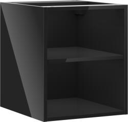Mexen Box-A dulap deschis cu raft de 40 cm, negru lucios - 91AX2-0400-470-0-70 (91AX2-0400-470-0-70)