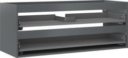 Mexen Box-A corpul dulapului sub chiuvetă 120 cm, 2 sertare, grafit mat - 91AX0-1200-470-2-66 (91AX0-1200-470-2-66)