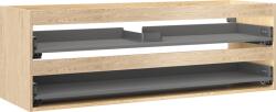 Mexen Box-A corp dulap sub chiuvetă 140 cm, 2 sertare, stejar - 91AX0-1400-470-2-81 (91AX0-1400-470-2-81)