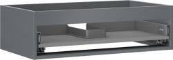 Mexen Box-A corp dulap sub chiuvetă 80 cm, 1 sertar, grafit mat - 91AX0-0800-235-1-66 (91AX0-0800-235-1-66)