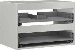 Mexen Box-A corp dulap lavoar 70 cm, 2 sertare, gri mat - 91AX0-0700-470-2-62 (91AX0-0700-470-2-62)