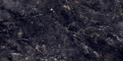 Mexen Rokocha Black gres glazurat rectificat G1, placă de pardoseală și perete 120 x 60 cm, luciu înalt - TL205-120-060-01 (TL205-120-060-01)