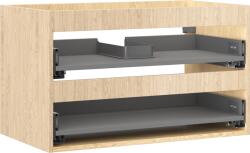Mexen Box-A corp dulap sub chiuvetă 80 cm, 2 sertare, stejar - 91AX0-0800-470-2-81 (91AX0-0800-470-2-81)