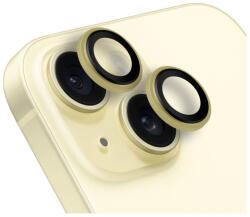 Obal: me Apple iPhone 15/ 15 Plus tempered glass kamera védő üvegfólia, sárga (57983125787)