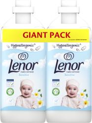 Lenor Sensitive Hipoallergén textilöblítő DUO 2x1600 ml