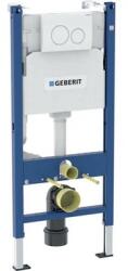 Geberit Duofix fali WC szerelőelem 112 cm, falsík alatti öblítőtartállyal, működtetőlappal (GE-458.120.11.3)