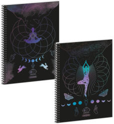 Ars Una Mystic Constellation A/4 spirálfüzet-négyzethálós (53904911)