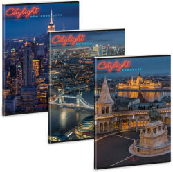 Ars Una City light A/4 extra kapcsos füzet-vonalas (53114884) - kes