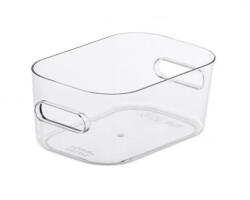 Smartstore Műanyag tárolódoboz, 0, 6 liter, SMARTSTORE Compact Clear XS, átlátszó - officeland