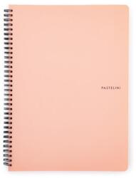 KARTON P+P Pastelini Apricot A5 60 lapos vonalas spirálfüzet (8-800) - tintasziget